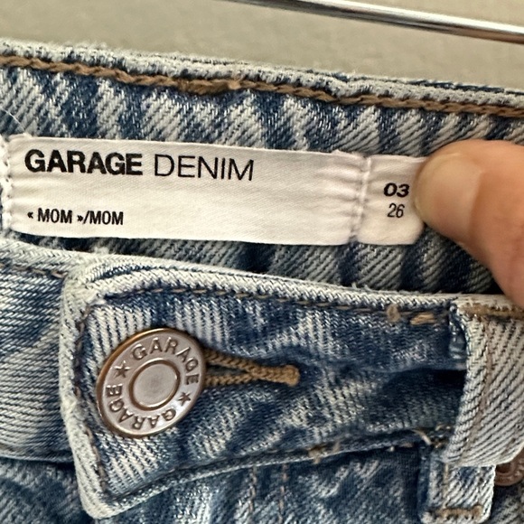 Garage Light Blue High Rise Jeans - Picture 2 of 4